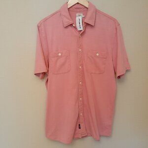 Faherty Cotton Short Sleeve Shirt NWT